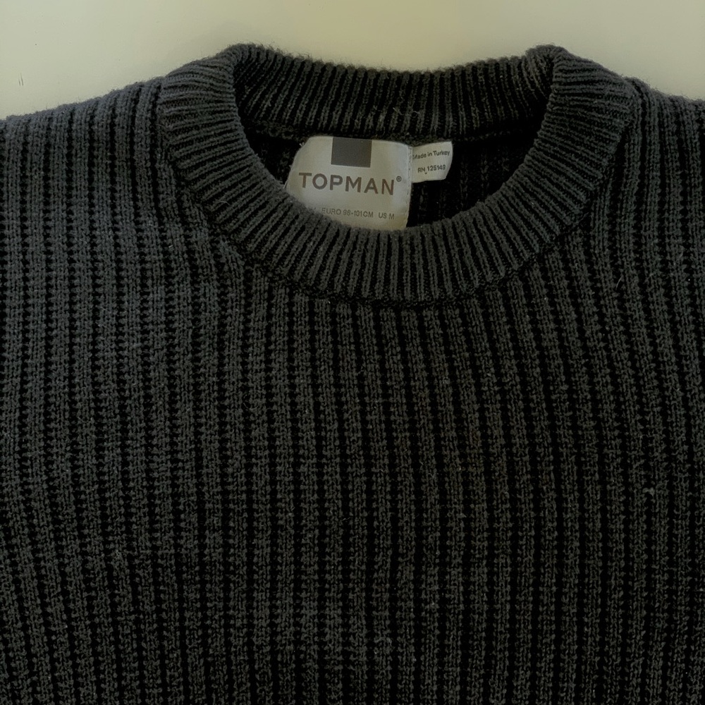 Topman longline knit sweater